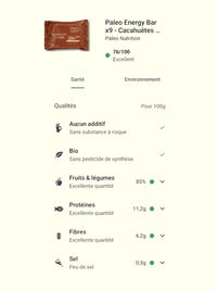 Barre Energétique Bio