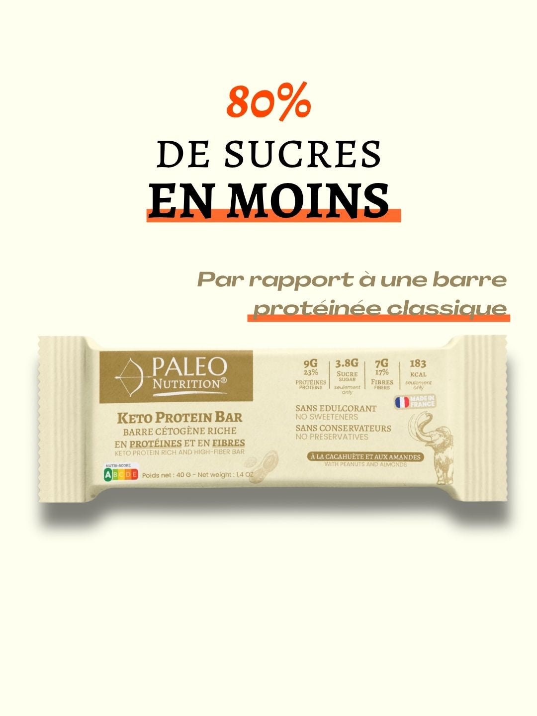 Barre Protéinée Low Sugar