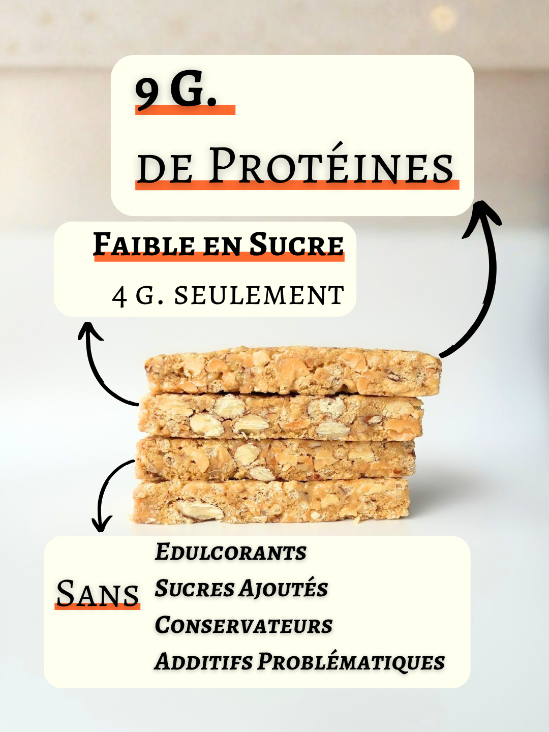 Barre Protéinée Gourmande & Low Sugar